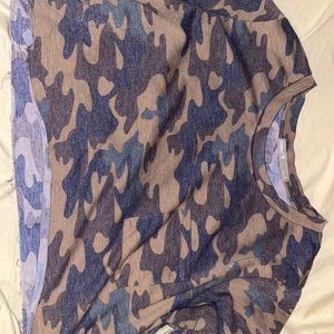 Camo crop top